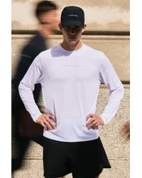 Boohoo - Common Pace Running Regular Fit Long Sleeve T-Shirt - Lyst