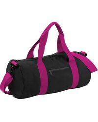 BoohooMAN - Bagbase Plain Varsity Barrel Duffle Bag (20 Litres) - Lyst