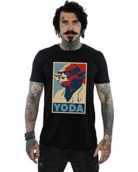 BoohooMAN - Star Wars Yoda Poster T-shirt - Lyst
