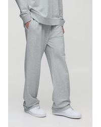 BoohooMAN - Tall 260Gsm Loopback Relaxed Fit Basic Sweatpants - Lyst