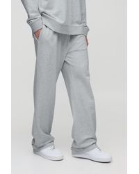 BoohooMAN - Tall 260Gsm Loopback Relaxed Fit Basic Sweatpants - Lyst