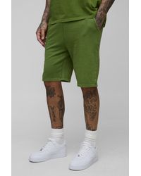 BoohooMAN - Tall lockere Jersey-Shorts mit Acid-Waschung - Lyst