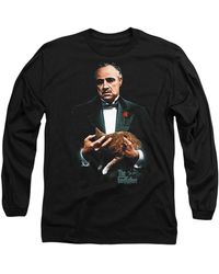 BoohooMAN - The Godfather Godfather Painted Poster Mens Long Sleeve T Shirt, Black - Lyst