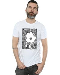 BoohooMAN - Disney Mickey Mouse Lines T-shirt - Lyst