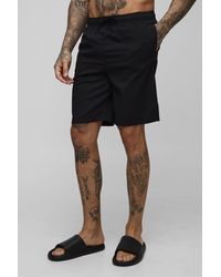 Boohoo - Bañador Tall Largo Con Costuras Antidesgarros - Lyst