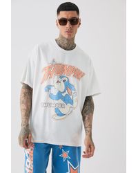 BoohooMAN - Tall Thumpin Printed T-shirt In White - Lyst