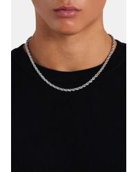 BoohooMAN - Cernucci 5mm Rope Chain - Lyst