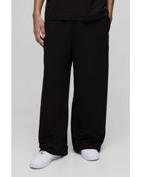 BoohooMAN - Basic Jogginghose mit extrem weitem Bein - Lyst