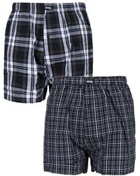 BoohooMAN - Jeep 2 Pair 100% Cotton Woven Boxers - Lyst