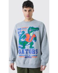 Boohoo - Oversized Florida Gators License Sweatshirt - Lyst