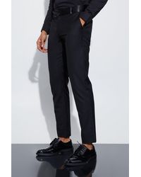 BoohooMAN - Slim Fit Tuxedo Suit Pants - Lyst