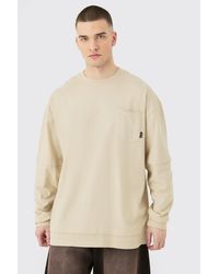BoohooMAN - Tall Oversized Washed Carded Heavy Faux Layer T-shirt - Lyst