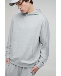 BoohooMAN - Tall Lightweight Loopback Regular Fit Basic Hoodie - Lyst