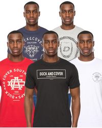 BoohooMAN - Duck&cover Belvadier Crew T-shirt 5pk - Lyst