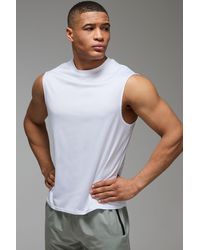 BoohooMAN - Man Active Regular Lightweight Essentials Gym Tank - Lyst
