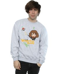 BoohooMAN - Harry Potter Hermione Granger Wingardium Leviosa Sweatshirt - Lyst