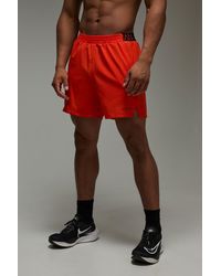 BoohooMAN - Active Neon Logo 5Inch Short - Lyst