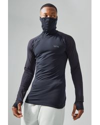 BoohooMAN - Active Matte Face Covering Base Layer - Lyst
