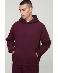 Boohoo - Basic Regular Fit Over The Head Hoodie - Lyst