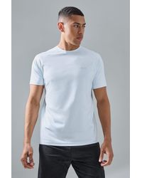 BoohooMAN - Man Active Camo Raglan Performance T-shirt - Lyst