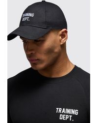 BoohooMAN - Training Dept Baseball-Kappe - Lyst