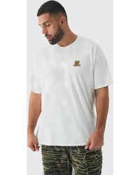 BoohooMAN - Plus Embroidered Evil Teddy T-Shirt - Lyst