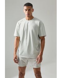 BoohooMAN - Active Training Dept Oversized T-shirt And Cargo Short Set - Lyst