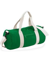BoohooMAN - Bagbase Plain Varsity Barrel Duffle Bag (20 Litres) - Lyst