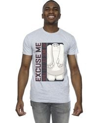 BoohooMAN - Disney Big Hero 6 Baymax Excuse Me Some Air T-shirt - Lyst