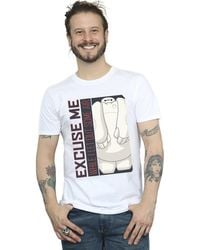 BoohooMAN - Disney Big Hero 6 Baymax Excuse Me Some Air T-shirt - Lyst