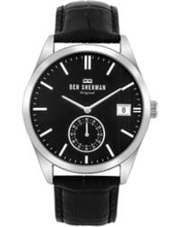BoohooMAN - Ben Sherman Wb039bb Spitalfields 43mm Quartz Watch - Lyst