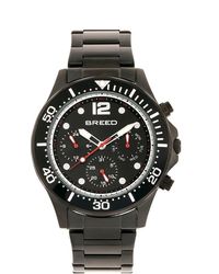 BoohooMAN - Breed Pegasus Bracelet Watch With Day & Date - Lyst