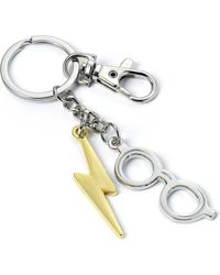BoohooMAN - Harry Potter Lightning Bolt & Glasses Charm Keyring - Lyst