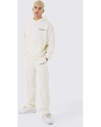 BoohooMAN - Oversized Boxy Hooded Limited Tracksuit - Lyst