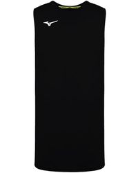 BoohooMAN - Mizuno V-neck Black Sleeveless Authentic Basketball Vest - Lyst