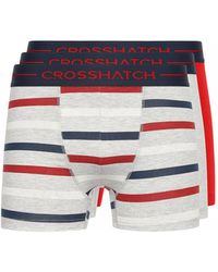 BoohooMAN - Crosshatch Warbler Boxers 3pk - Lyst