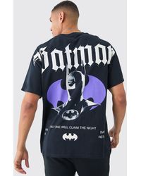 Boohoo - Oversized Large Scale Batman License T-shirt - Lyst