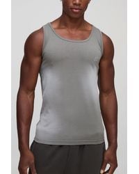 BoohooMAN - Muscle Fit Washed Autograph Tank - Lyst