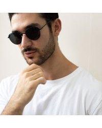 BoohooMAN - Svnx Metal Frame Round Sunglasses - Lyst