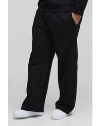 BoohooMAN - Plus 330Gsm Straight Leg Basic Sweatpants - Lyst