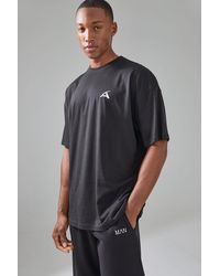 BoohooMAN - Man Active Oversized Branded T-shirt - Lyst