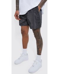 BoohooMAN - Nylon Shorts mit elastischem Bund - Lyst