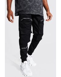 boohooman cargo trousers