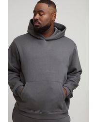 Boohoo - Plus Basic Regular Fit Over The Head Hoodie - Lyst