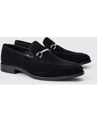 BoohooMAN - Faux Suede Snaffle Loafer - Lyst