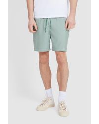BoohooMAN - Colbert Seersucker Shorts Regular Green Meadow - Lyst