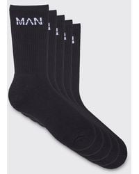 BoohooMAN - 5 Pack Man Sport Socks - Lyst