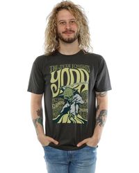 BoohooMAN - Star Wars Yoda Rock Poster T-shirt - Lyst
