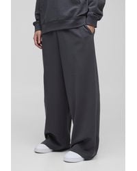 BoohooMAN - 260Gsm Loopback Basic Extreme Wide Leg Sweatpants - Lyst