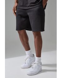 BoohooMAN - Man Active Training Dept Relaxed Embossed Short - Lyst